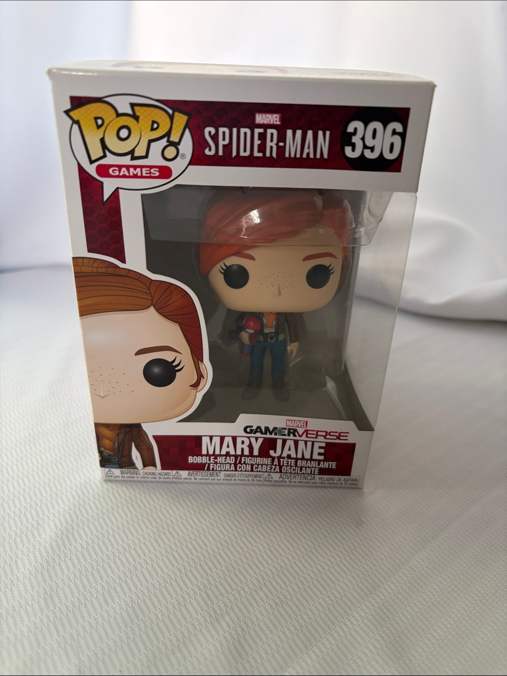 Funko Pop! Games Marvel Mary Jane with Red Hair and Blue Outfit